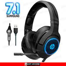 AUDIFONO + MICROFONO HP ON EAR USB / 2 CONECTORES 3.5mm NEGRO-AZUL